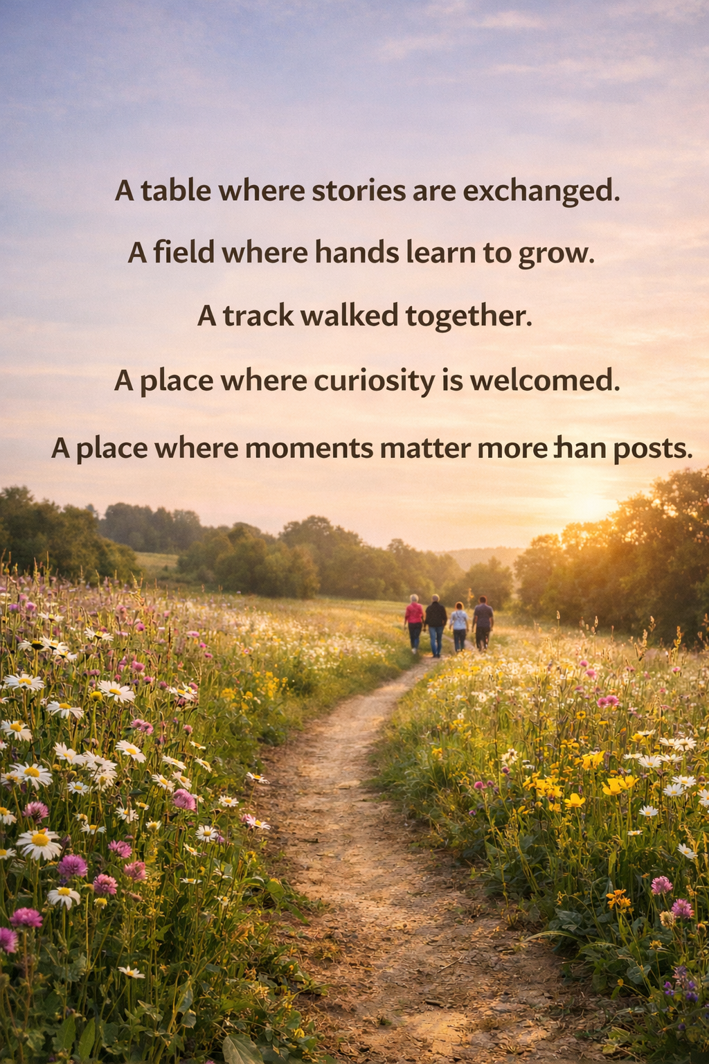 Space to unwind away from socials